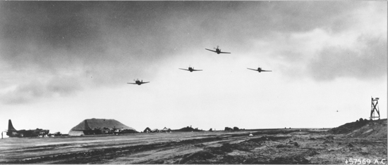 P-51's on approach