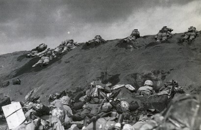 Tough going as Marines land on Iwo