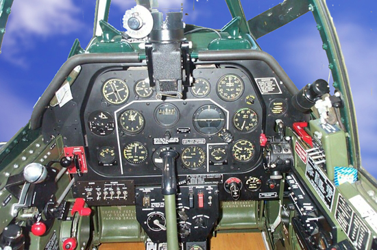 Cockpit of the P-51C | P-51 Mustang Performance