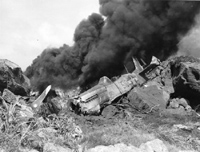 Crash of P-51
